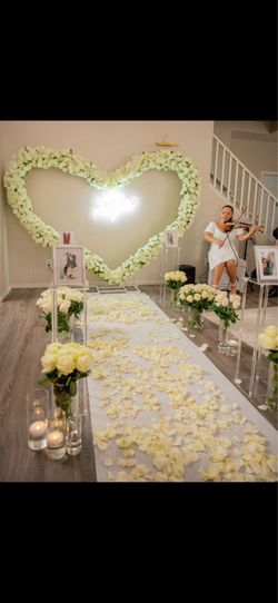 Floral Heart Arch