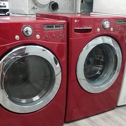 LG Washer And Gas Dryer Set For $745
