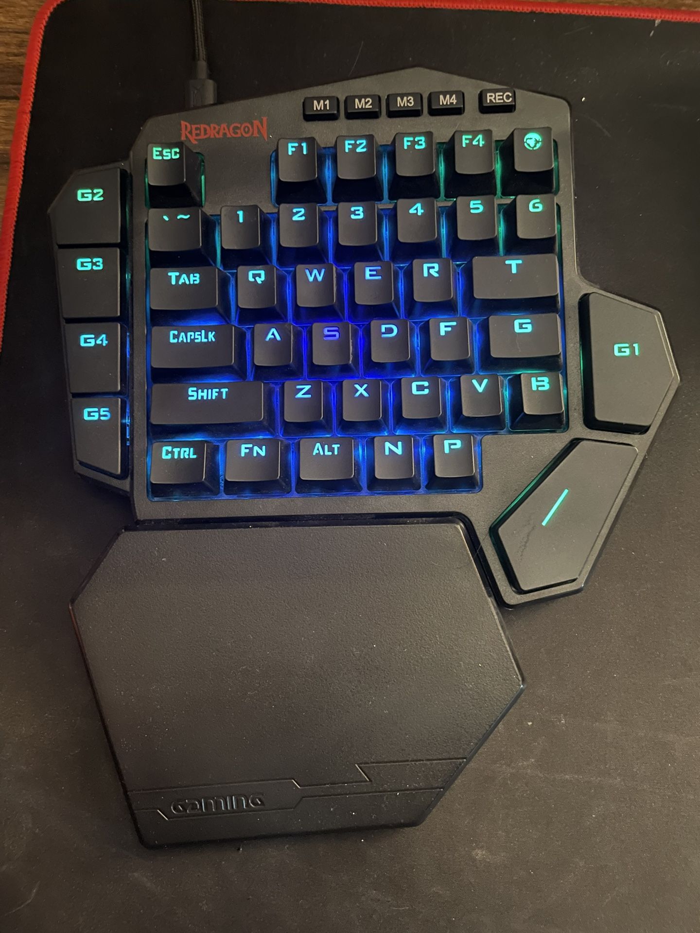 Redragon K585 DITI Wired One-Handed RGB Mechanical Gaming Keyboard