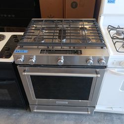Kitchen Aid Stainless Steel Gas Stove 