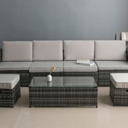 Brand New 7 Pieces Outdoor Furniture  Set
