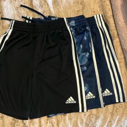  3 Boys Adidas Shorts 10-12
