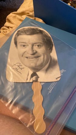 Signed Chick Hearn give away fan 2000