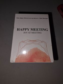 Rose Shaped Massager for Women Happy Meeting Factory Sealed Joy At The Meeting.