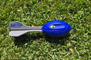 Nerf Vortex Howler Foam Long Distance Football Blue, 13"
