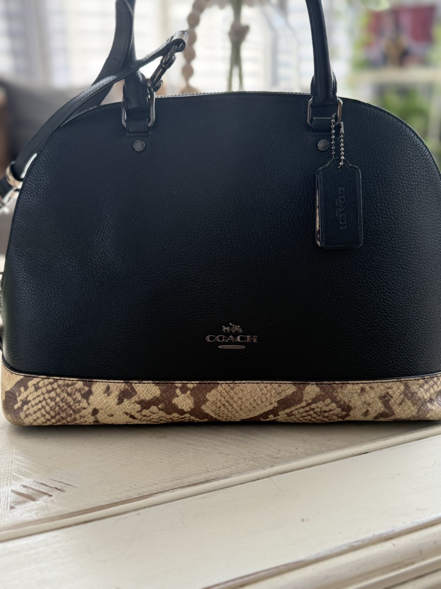 Coach Dome Leather Bag