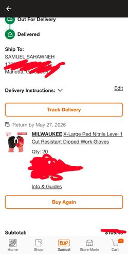 New Milwaukee Cut Level 1 Nitrile Dipped Work Gloves