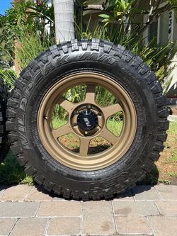 6 LUG RIMS (RINES) & TIRES (LLANTAS) (6x5.5) Size: LT265/70R17 ‼️BRAND NEW‼️BRONZE