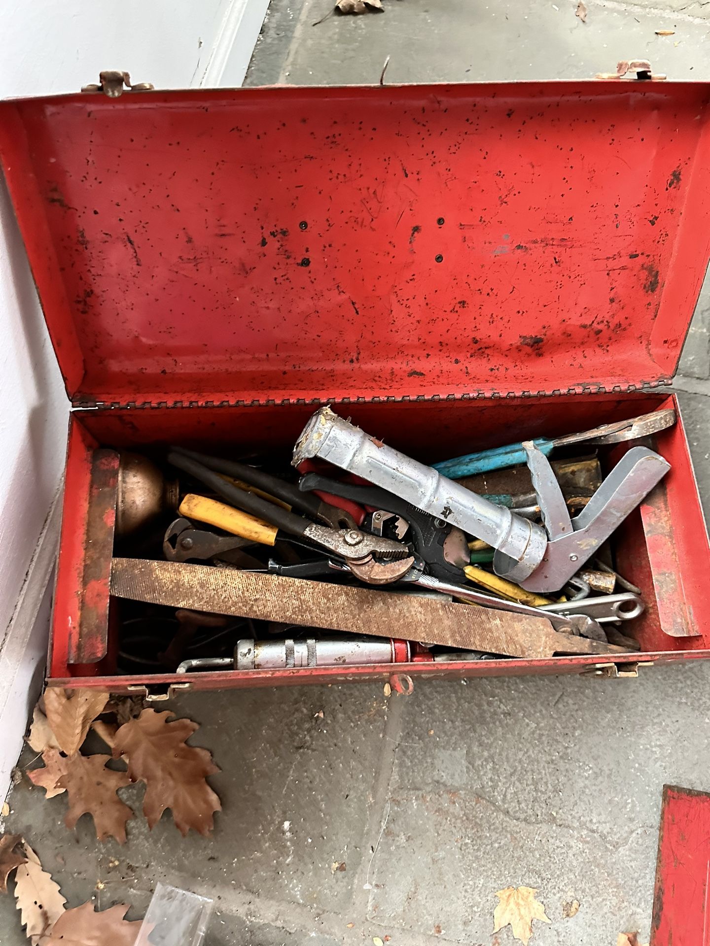 Old Tool Boxes In Decent Condition