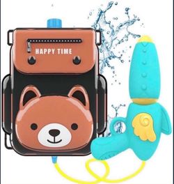 Water Gun Backpack Water Blaster for Kids Water Blaster with Capacity Backpack Tank Which has Adjustable Straps Summer Outdoor Toys for Pool Beach Wat