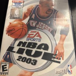 NBA Live Ea Sports 2003 PlayStation 2