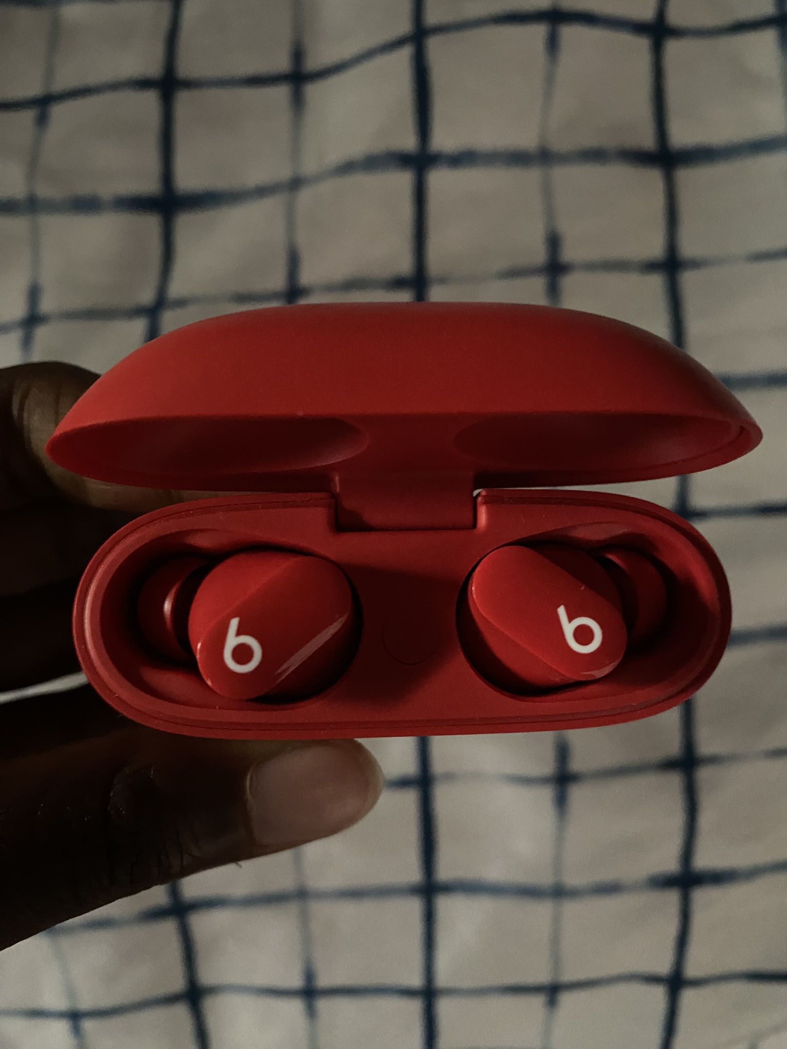 Red Beats Studio Buds (Brand New)
