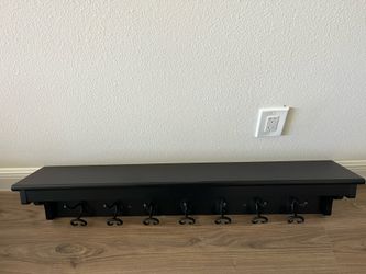 Extra Long Coat Rack Shelf (quality like New)