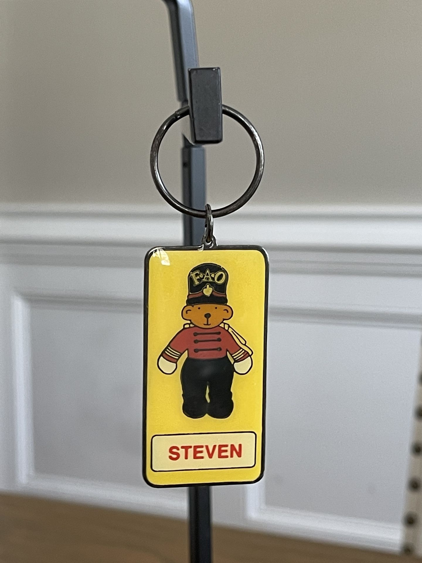 Vintage 1998 Steven Keychain Action Sailor FAO Schwarz Father's Day