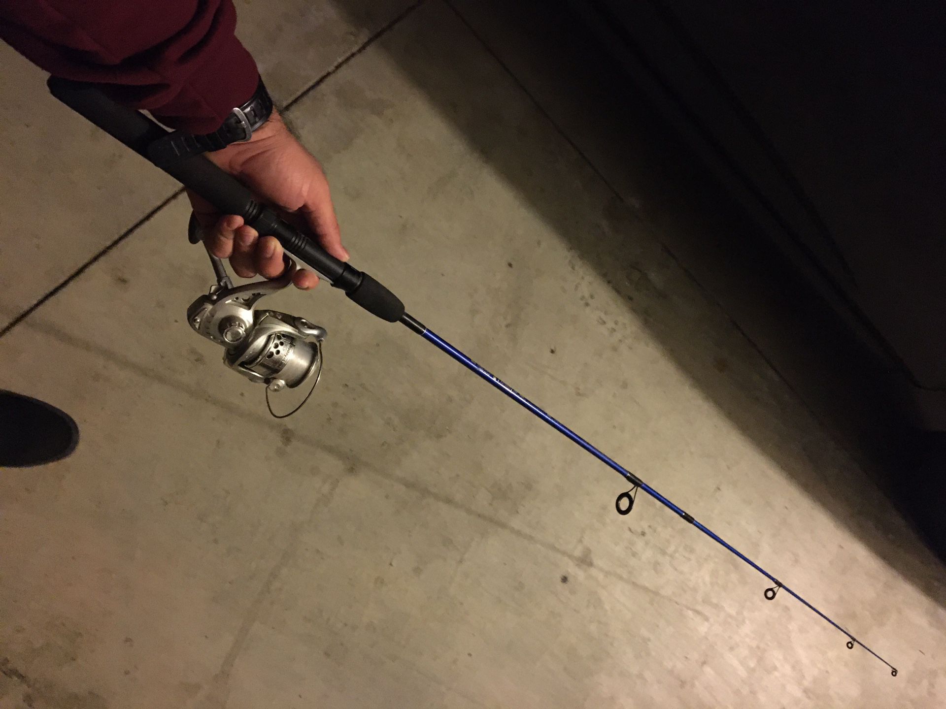 South Bend spinning fishing rod and reel