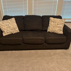 Charcoal Full Size Sleeper Sofa