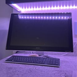  Sony Vaio PCG-21511L All In One Touch Screen 4GB Ram 500 SSD Window 11 Blu-Ray HDMI.