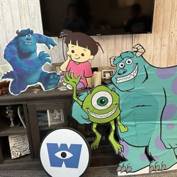 Monster's Inc cutouts
