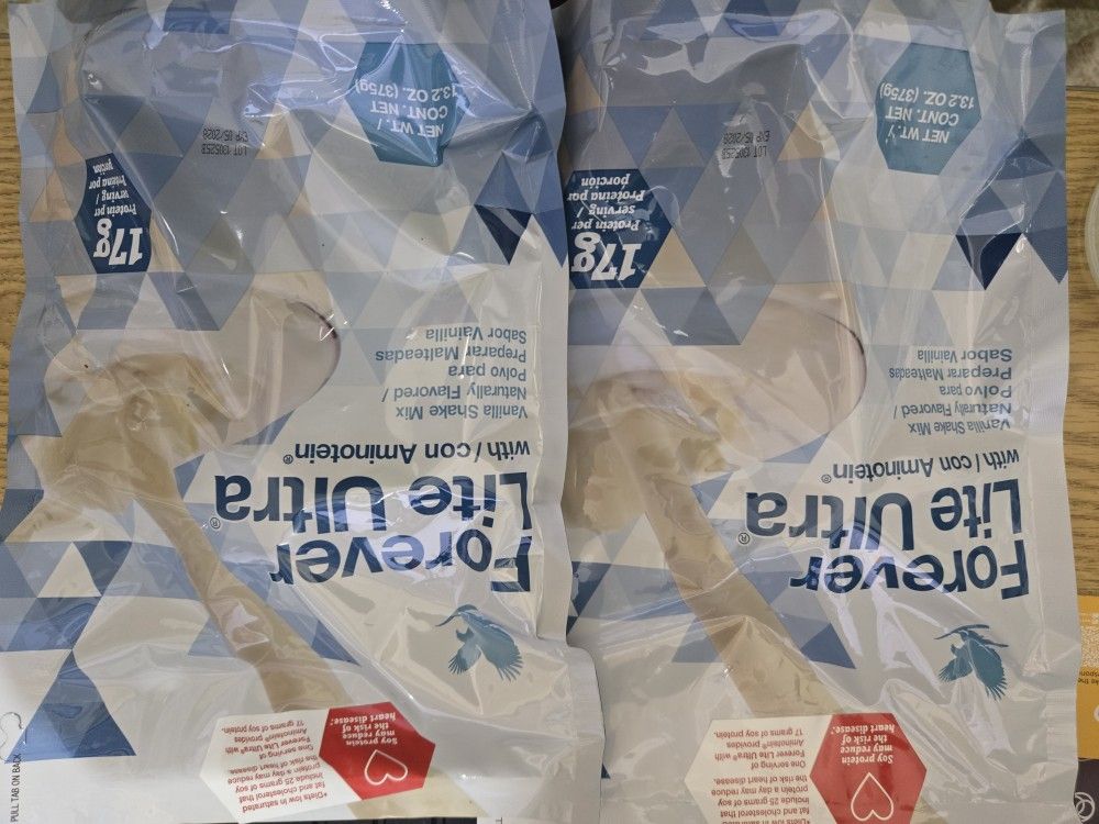 2 Forever Living Ultra Shakes Vanilla