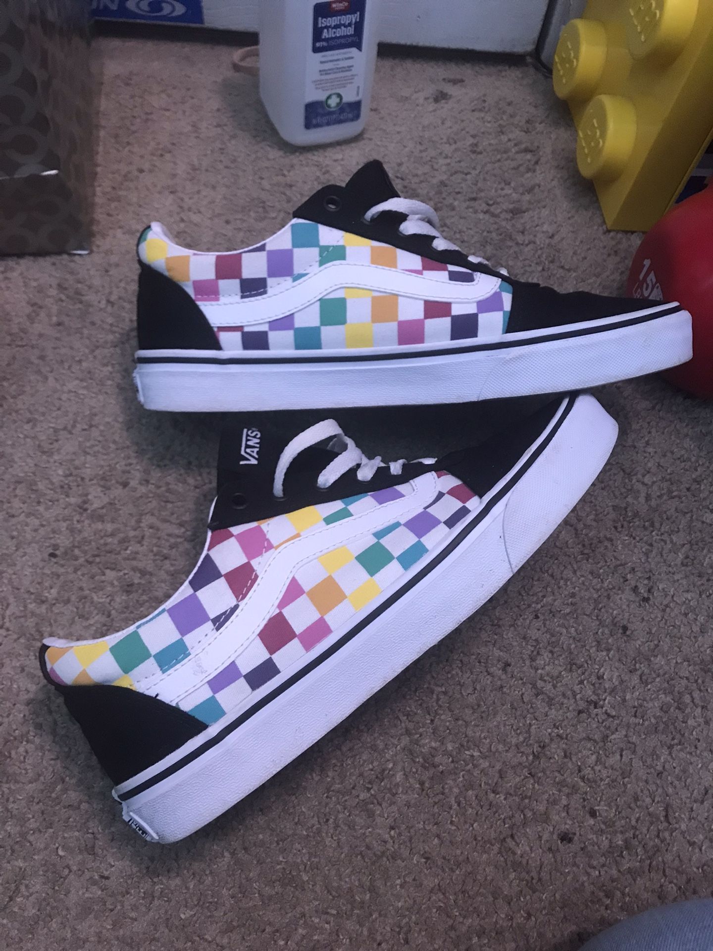 Vans Rainbow Checkerboard 9/5 Women