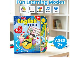 ABC Sound Books Interactive Electronic Learning Books for Toddlers with Alphabet, Numbers, Animals, Music, Games Educational Toys for Boys and Girls 1