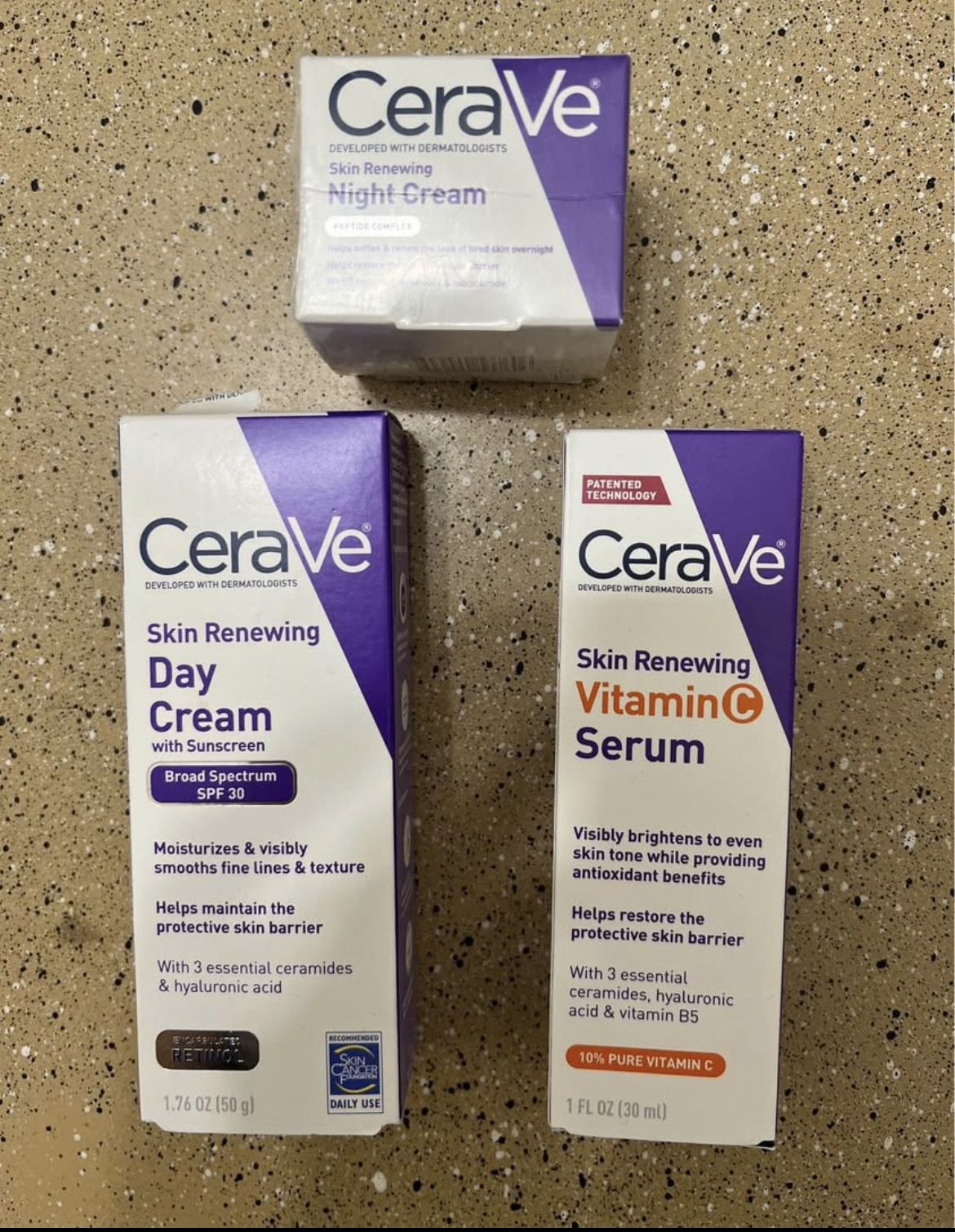 CeraVe cream and serum