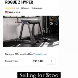 Rogue Z Reverse Hyper 