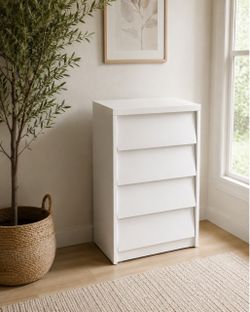 Solid wood narrow dresser