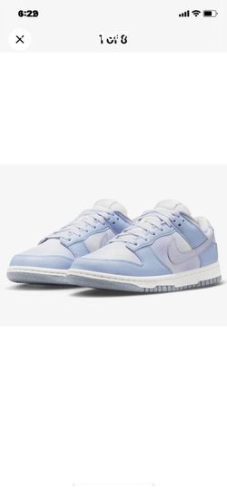 Nike Dunk Low Blue Canvas Airbrush Women’s Size 9