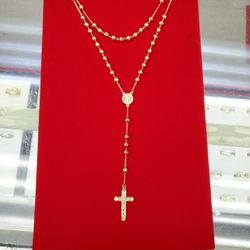 Gold Plated  Rosaries  $10