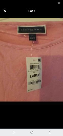 New womans size Large long sleeve pink top