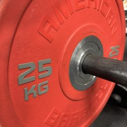 $220 FIRM  (55lb /25kg Bumper Plates) American Barbell