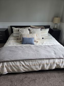 Oversized Low Profile King Frame and Mattress