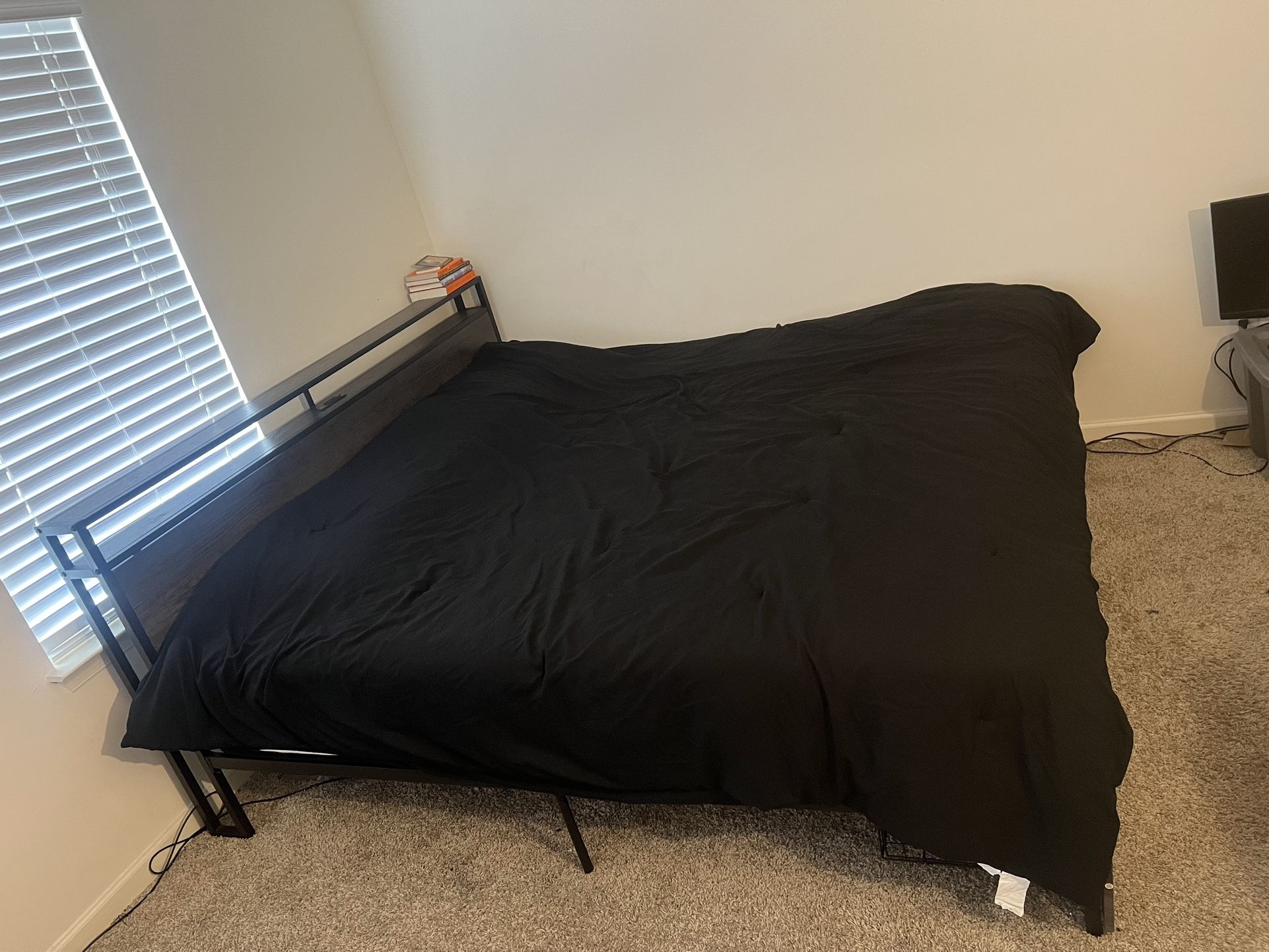 King Bed With Frame And Broad