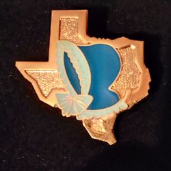 Texas Woman Pioneer Bonnet Vintage Collectible Lapel Pin 