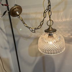 Vintage Thick Lead Crystal Globe