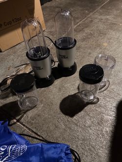 Magic Bullet Blenders with Cups – Lot of 2