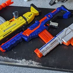 Assorted NERF Guns