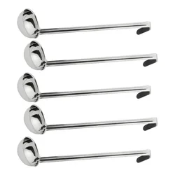 Update International LOP-30 3 oz Stainless Steel Ladles Lot of 5 New
