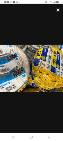 New romex wire 12/2 $120 14/2 $100