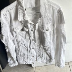 White Jean Jacket 