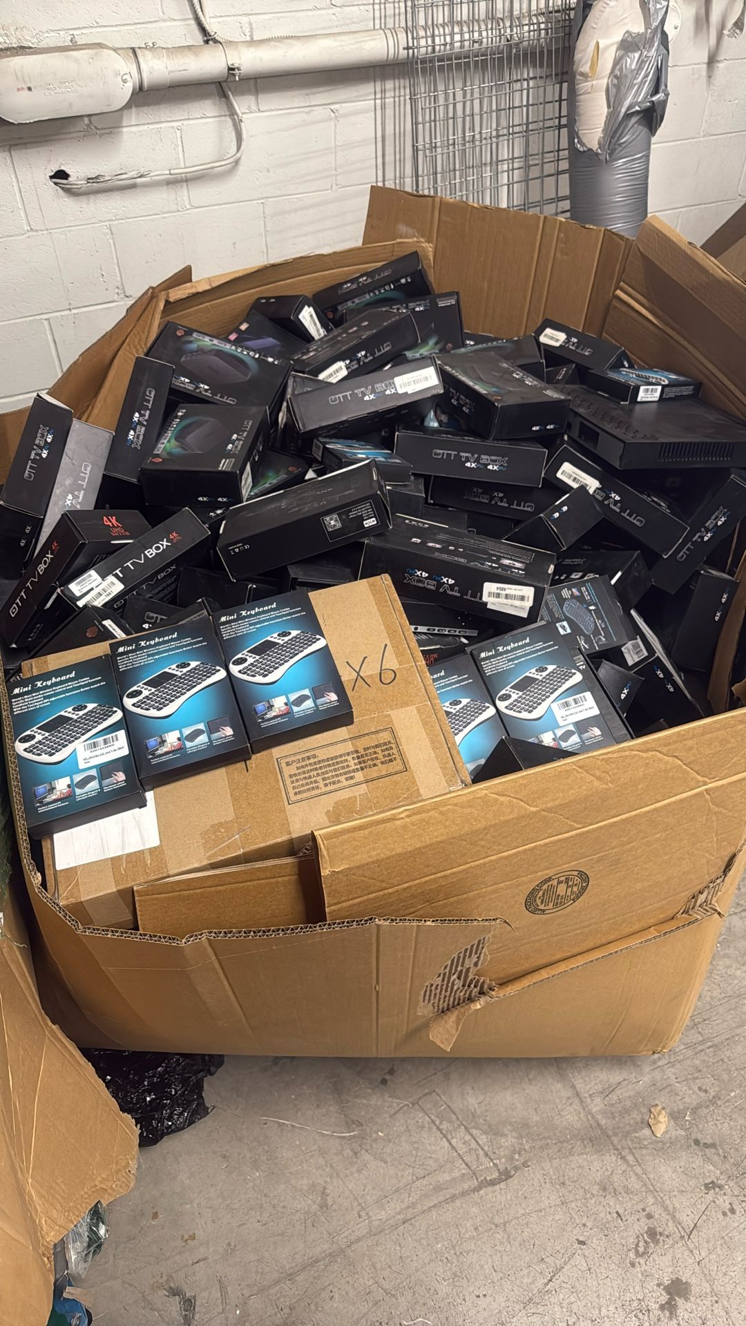 Pallet Of Mixed OTT TV Box And Mini Keyboards  