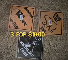 Tin signs