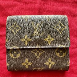 Authentic PRELOVED Monogram Compact Wallet 