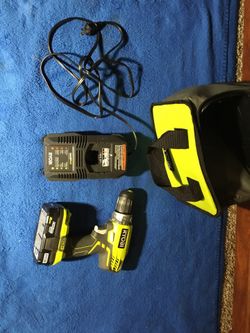 Ryobi Drill SET w/2.0Ah Battery, Charger, & Bag!! 💥💥. Only 30 tomorrow (Sun).. watch for more ads tonight for tomorrow 👍🏽👍🏽⌛️⌛️☀️
