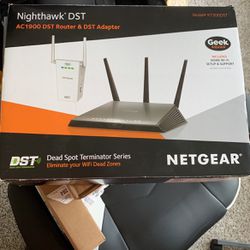 Nighthawk AC1900 DST Router & DST Adapter