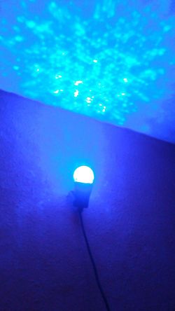 Blue disco light