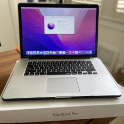 Apple 15' Macbook Pro Retina - 2.5Ghz Quad Core i7, 16GB Ram, 512GB Drive With Box