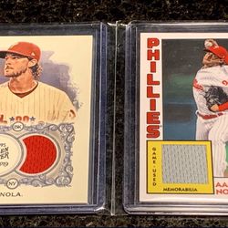 Phillies  Aaron Nola Jersey Patch / Relic / Memorabilia Baseball Cards