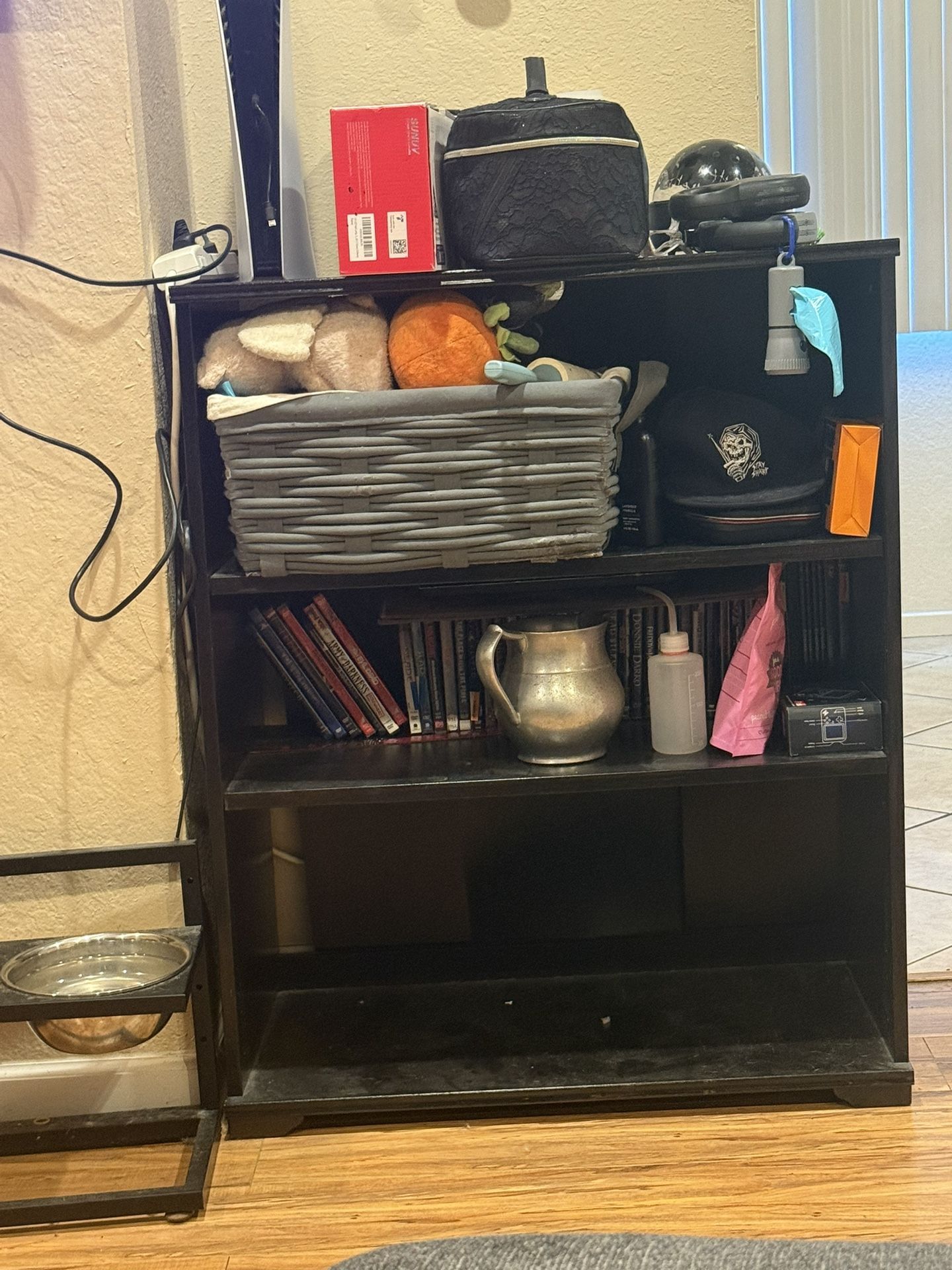 Black Wooden Book Shelf